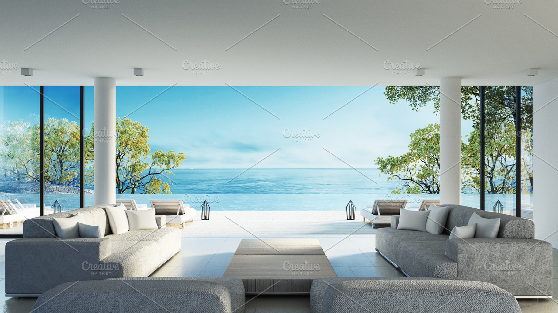 Beach living and Sea view, an Architecture Photo by TONTECTONIX