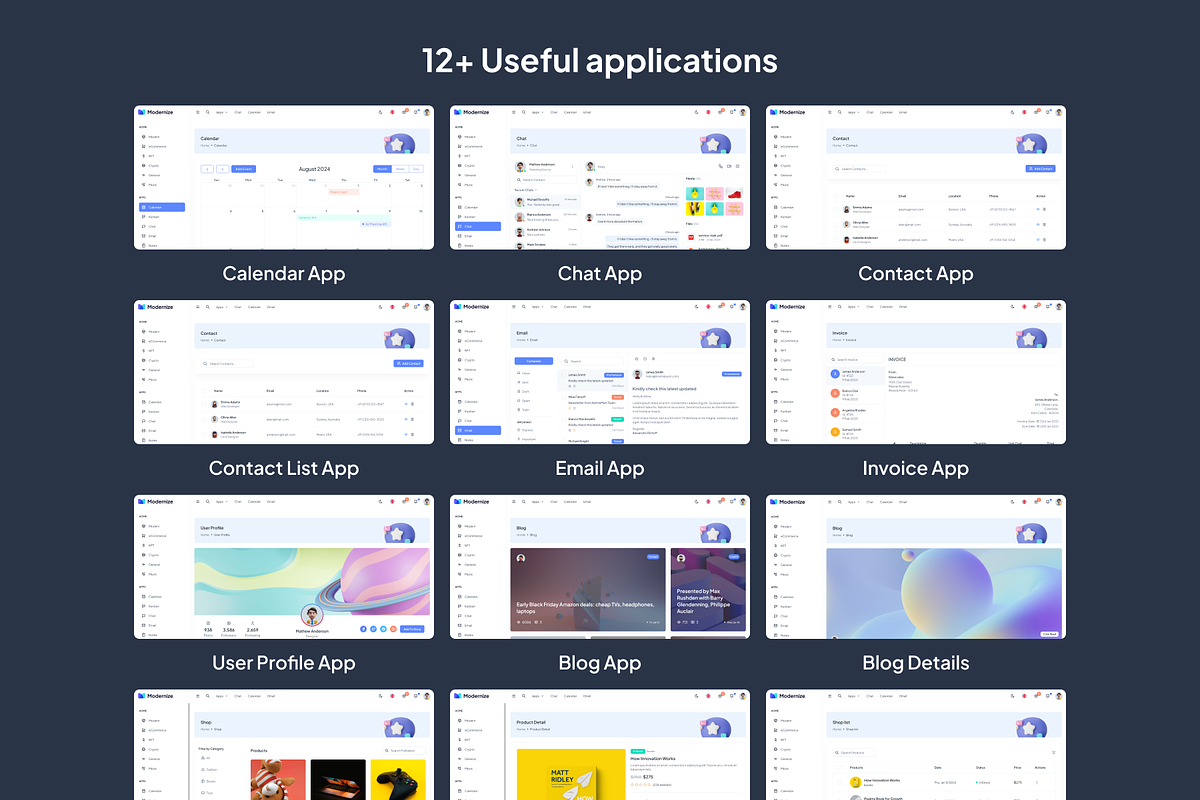 Modernize Tailwind Admin Dashboard, a Templates & Theme by AdminMart (Photo 6 of 15)