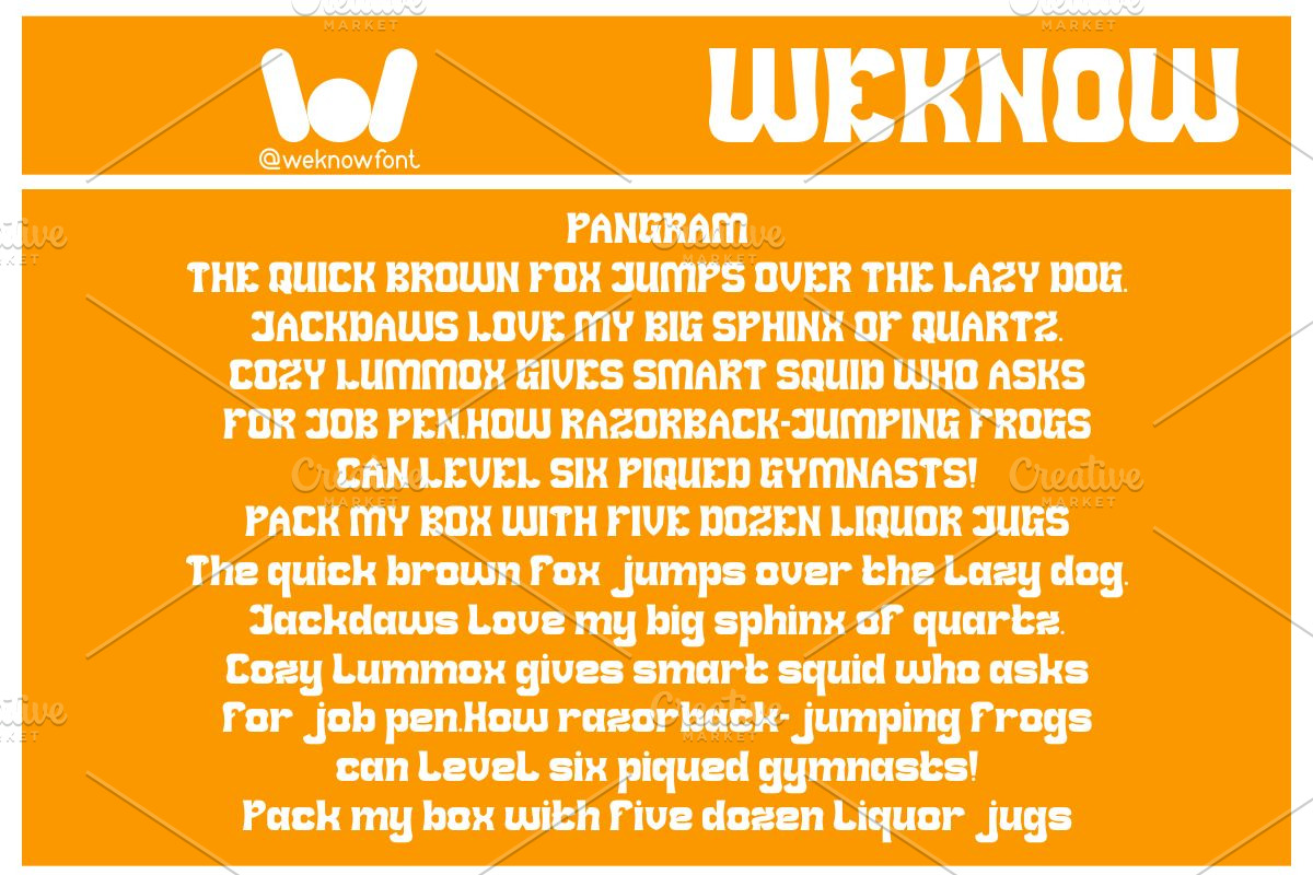 Early Afternoon font, a Font by weknow (Photo 6 of 8)