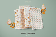 Hello autumn kids graphic collection, a Pattern Graphic by Cuteanny Design (Thumbnail 3 of 10)