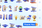School and Education 3D Icon, an Object 3D Model by Burntilldead (Thumbnail 7 of 7)