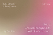 Retro Vintage Gradient Textures PS, an Object Graphic by Feel This (Thumbnail 17 of 19)