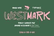 ST Westmark - Rough Wildwest Font, a Sans Serif Font by Type it Easy (Thumbnail 1 of 9)