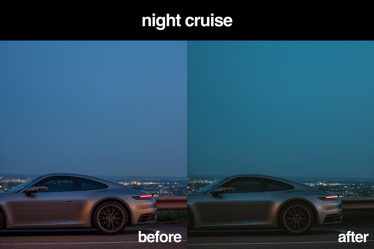 10 Automotive Lightroom Presets, a Preset Add-On by Gridfiti (Photo 3 of 11)