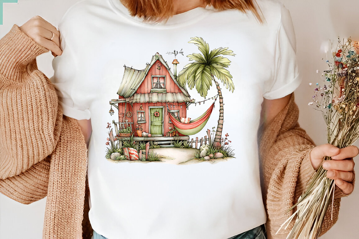 Beach House Clipart Bundle, an Illustration by CreationArt (Photo 7 of 7)