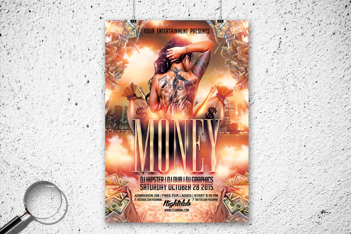 Cash Money | 3in1 Flyer Template, a Flyer Template by GIGA-TEMPLATE (Photo 4 of 10)