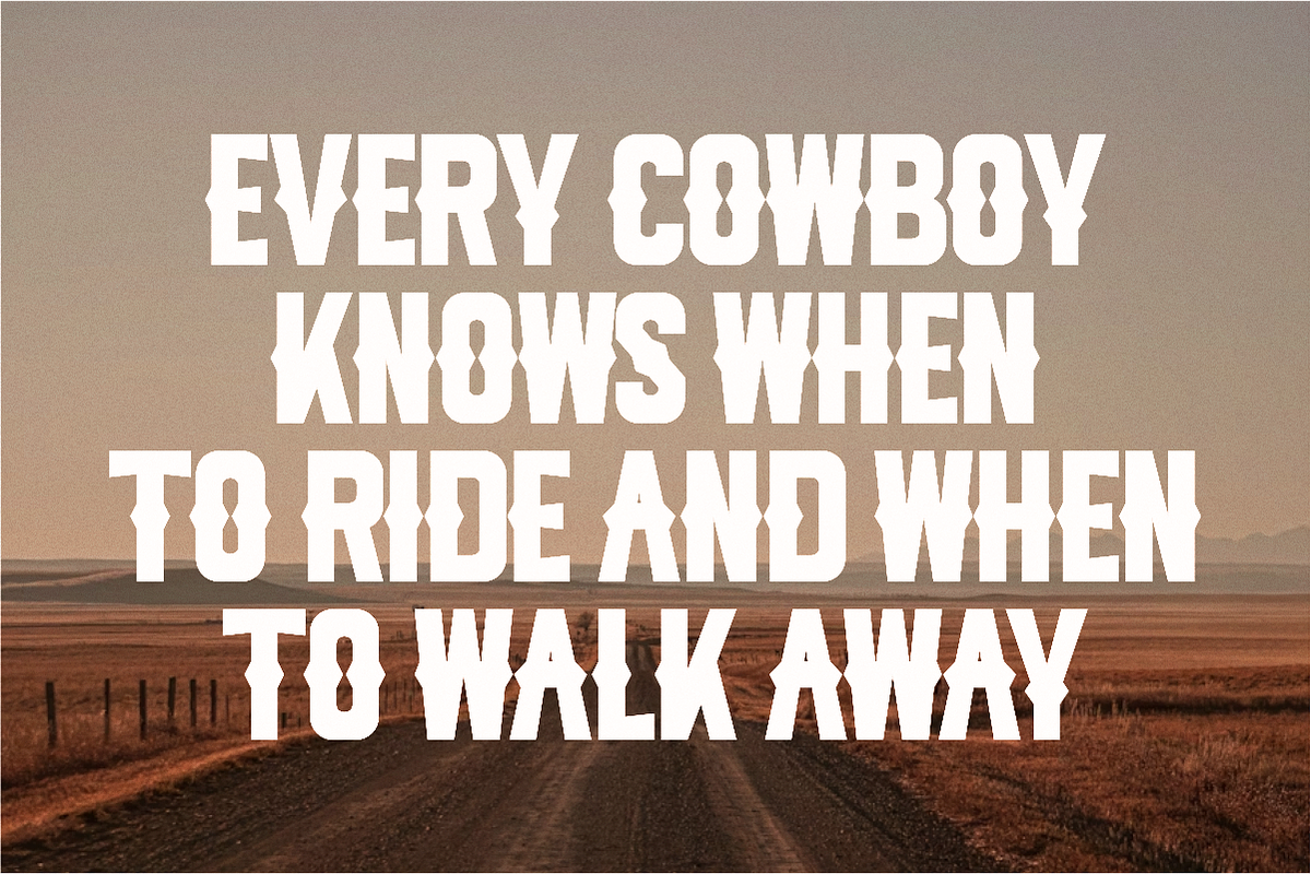 Scream - Vintage Western Sans Serif, a Sans Serif Font by Pian45 Studio (Photo 6 of 10)