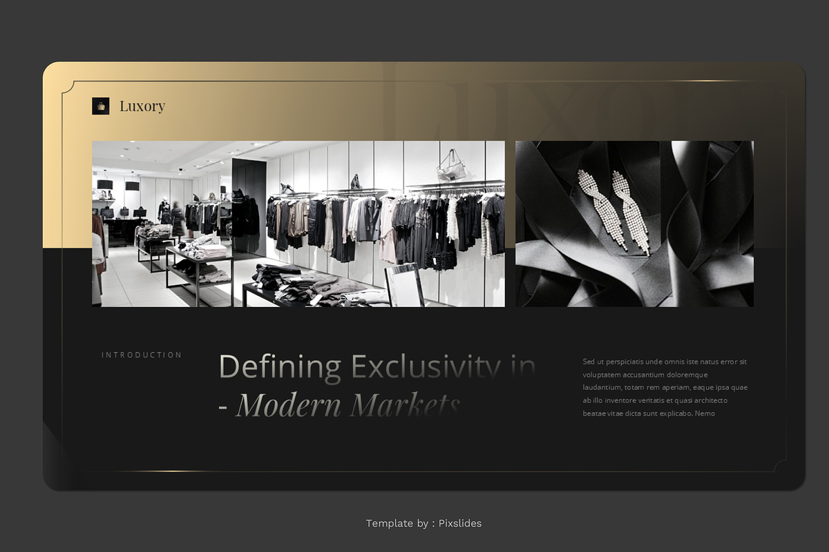 Luxury Brand Keynote Presentation preview 6