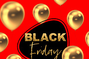 Black friday template with balloons, a Marketing Template by Love Giftery (Thumbnail 2 of 2)