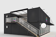 3D Model Container Cafe 13, an Architecture 3D Model by SR 3D Visual (Thumbnail 20 of 20)