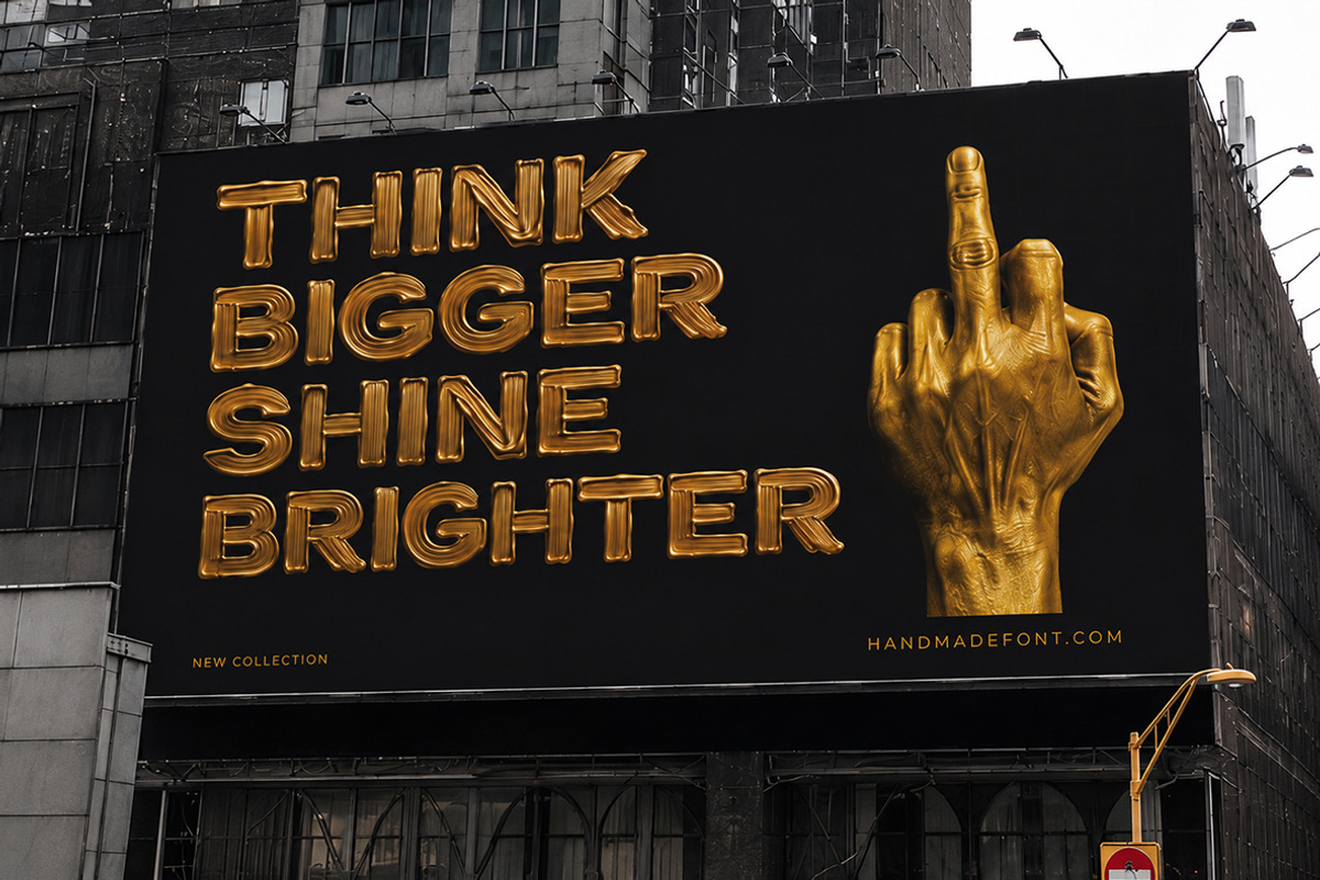 Golden Flow Font, a Handwritten Font by Handmadefont (Photo 6 of 13)