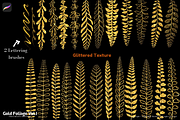 Procreate Brushes Gold Foliage Vol 1, a Brush Add-On by Fashion Workshop Bkk (Thumbnail 8 of 11)