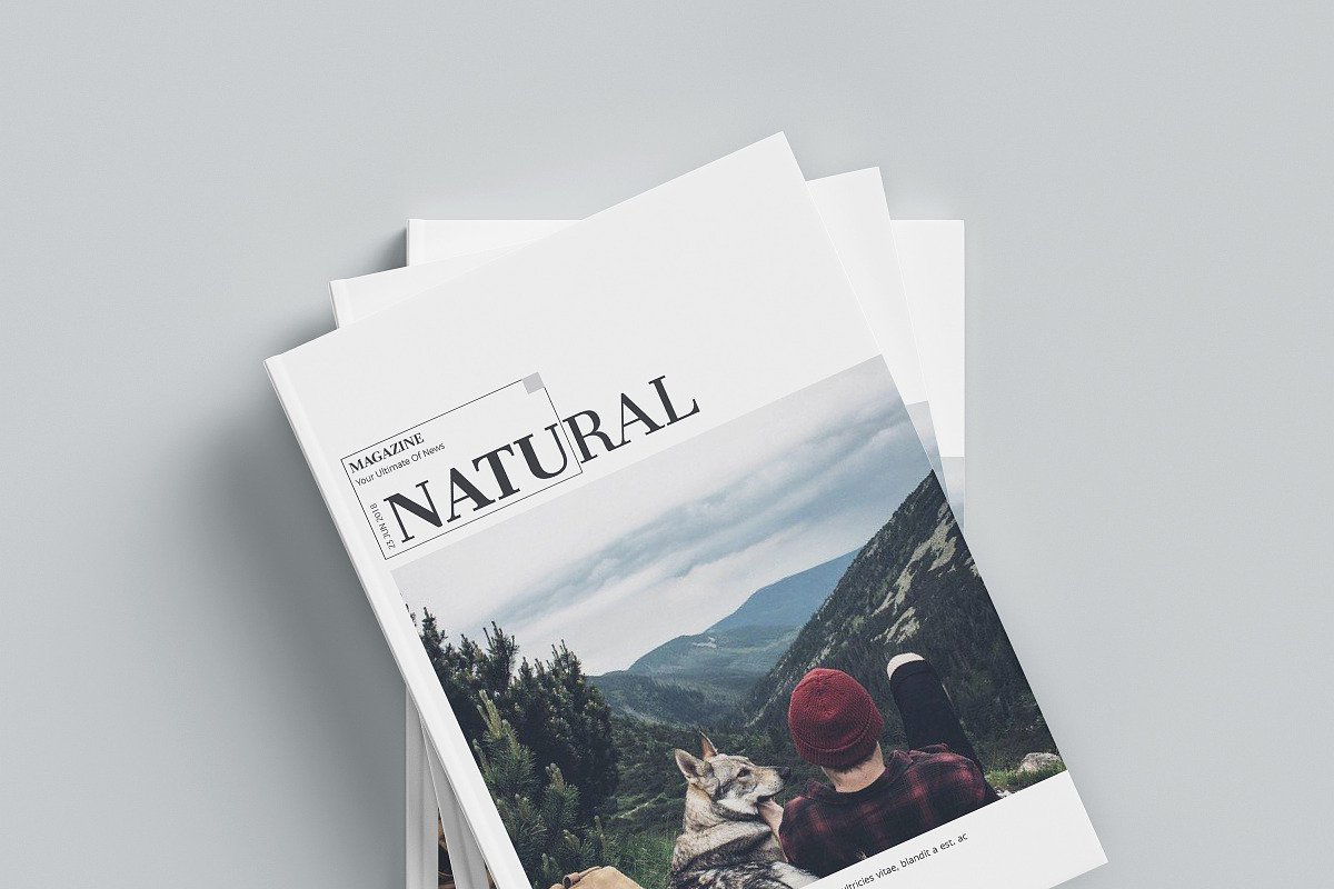 Natural Magazine Template, a Magazine Template by obidullah_01 (Photo 2 of 14)