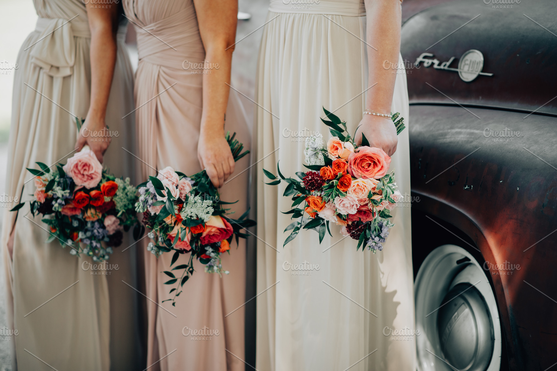 Vintage Wedding Bouquets, a Holiday Photo by Nine Photography
