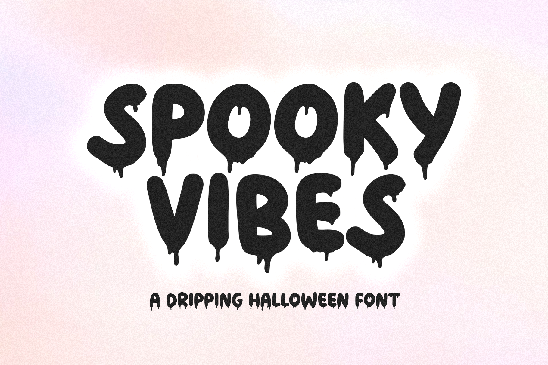 Spooky Vibes Spooky Dripping Font, a Font by KA Designs