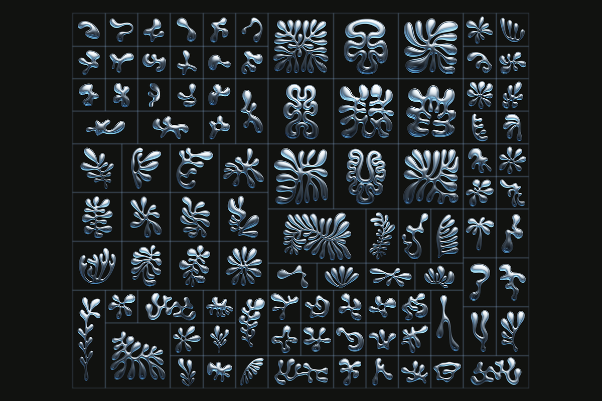 3D Floral Shapes - 95 Shapes, a Graphic by Dirtybarn (Photo 26 of 26)
