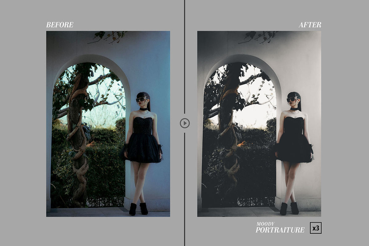 Moody Portraiture - Presets PACK, a Preset Add-On by Hydrozi Presets (Photo 4 of 10)