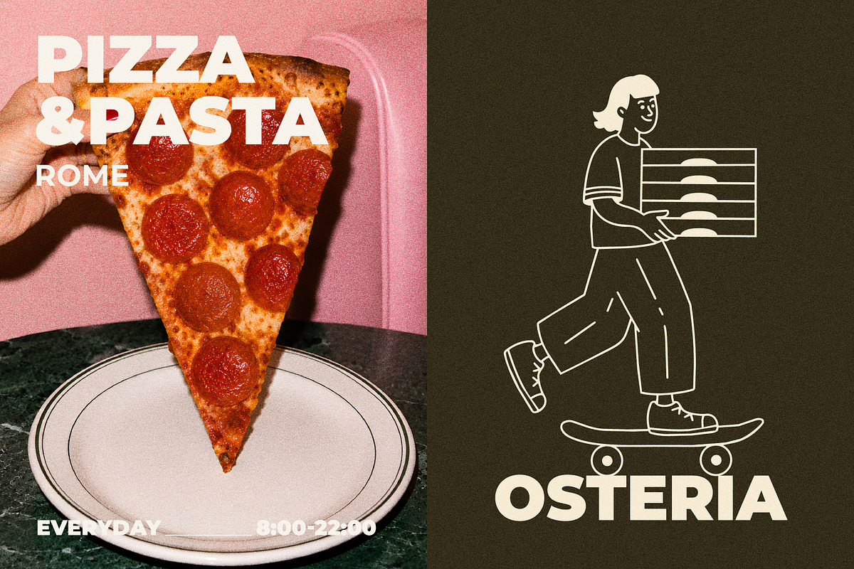 Pizza and Pasta Illustrations, a Food Illustration by AnnArt (Photo 6 of 11)