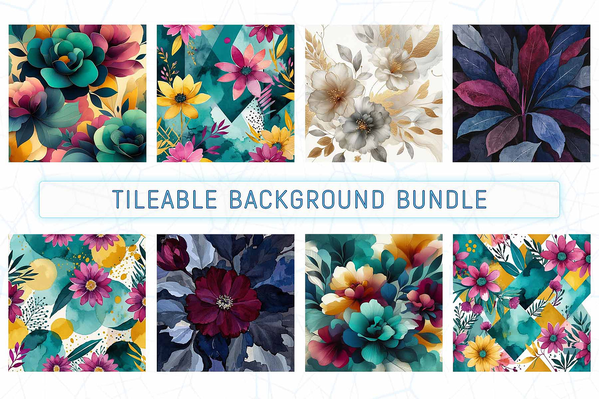 20 Spring Floral JPEG Bundle, an Illustration by Sofia's Fashion (Photo 2 of 2)