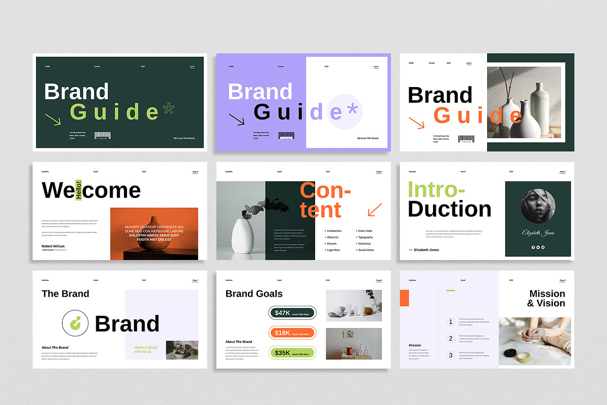 CANVA | Modern Brand Guidelines, a Presentation Template by TemplateFolio-Shop (Photo 3 of 7)