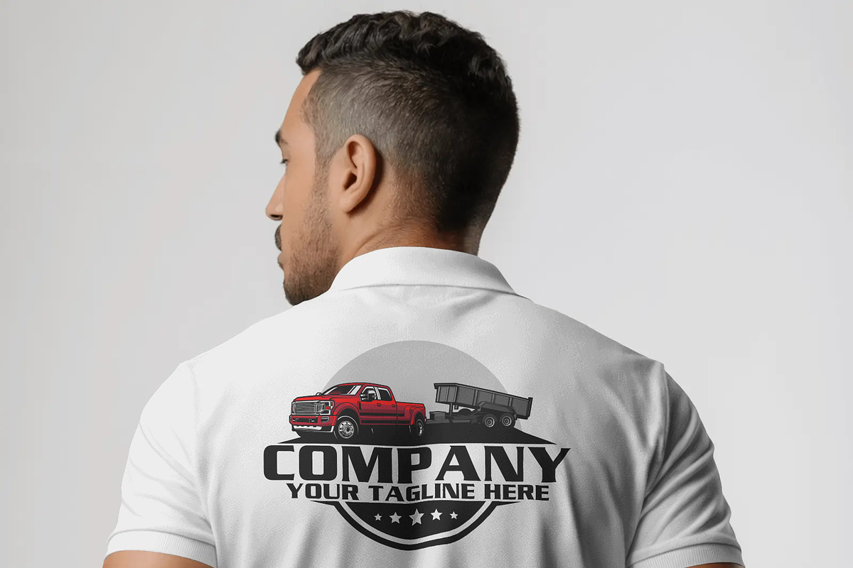 Pickup and Dump Trailer Logo, a Branding & Logo Template by slLametDesigns (Photo 5 of 6)
