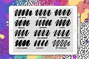 12 Beginner Lettering Brushes, a Brush Add-On by Alexis Gentry (Thumbnail 2 of 5)