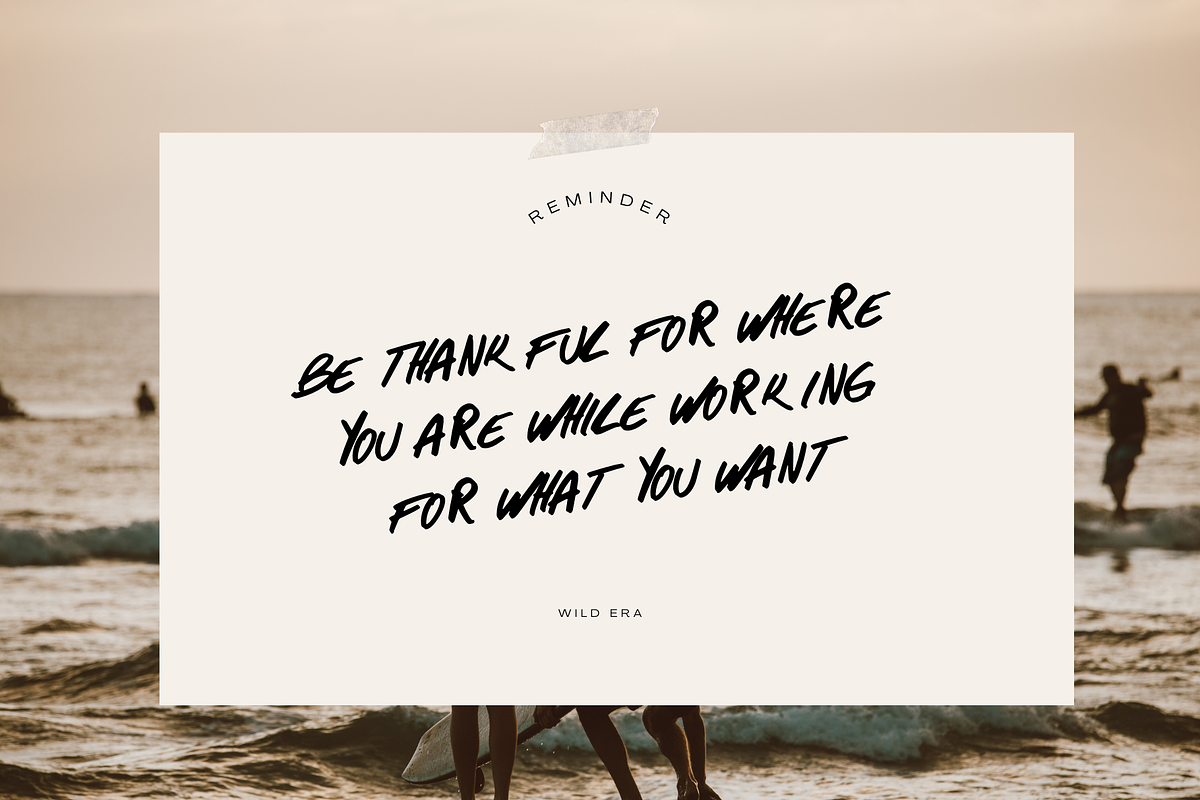 Wild Era Handwritten Marker Font, a Handwritten Font by Laras Wonderland (Photo 9 of 15)