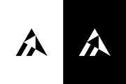 Letter A arrow negative space logo, a Branding & Logo Template by Rasagama Studio (Thumbnail 3 of 4)