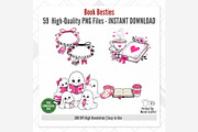 Black Book Besties Clipart Bundle, a Person Illustration by Tanya Kart (Thumbnail 10 of 10)