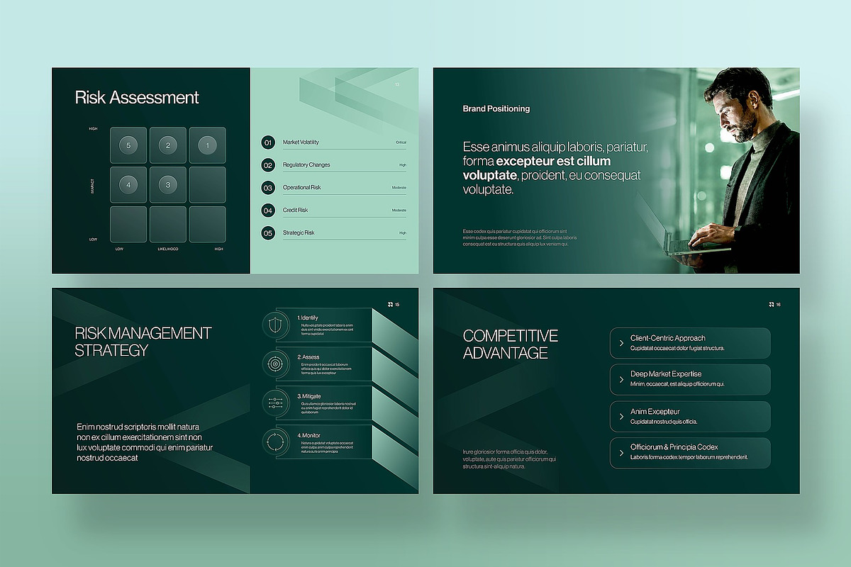 Finance Banking Presentation Templat, a Presentation Template by BrandPacks (Photo 5 of 7)