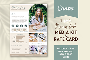 Business Coach Media Kit Card