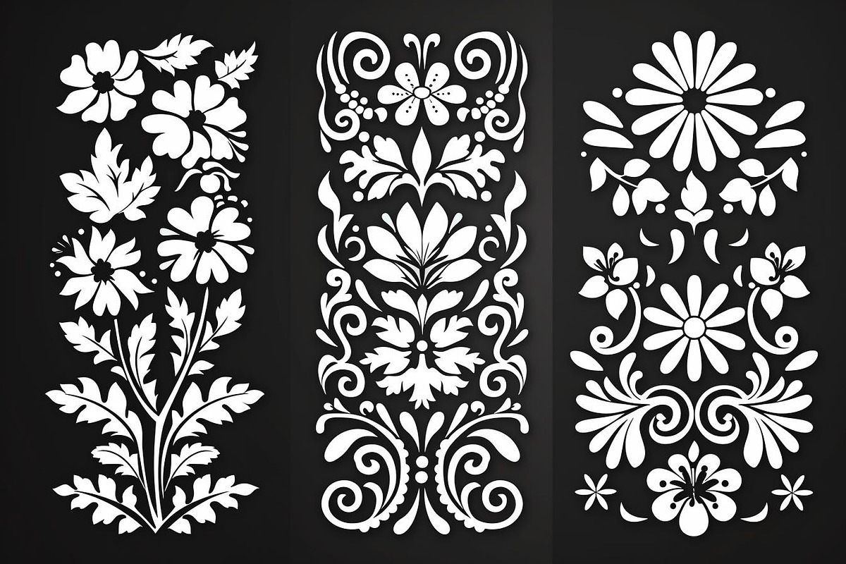 Ornate Floral Laser Cut Pattern Bun, an Object Graphic by balal (Photo 8 of 11)