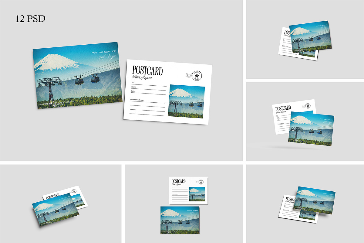 Postcard Mockup, an Advertising Mockup by AnasStudio (Photo 1 of 13)