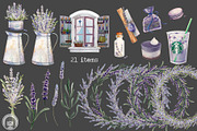LAVENDER GARDEN, an Illustration by AJDA ART (Thumbnail 3 of 7)
