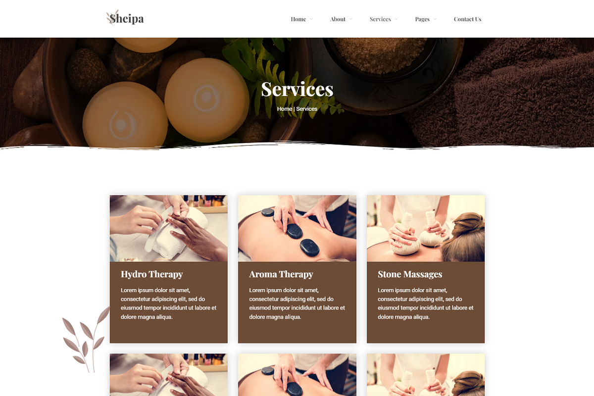 Spa & Beauty Elementor Template Kit, a Landing Page Template by Elite Templates (Photo 5 of 7)