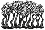 Tree Pattern Laser Cut Vector Set, an Illustration by BIPLOB EXPERT (Thumbnail 6 of 9)