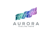 Abstract Aurora Wave Geometric Logo, a Branding & Logo Template by PrastHF (Thumbnail 2 of 2)