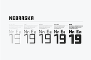 NEBRASKA TYPEFACE, a Sans Serif Font by Nathan Dawdy (Thumbnail 4 of 4)