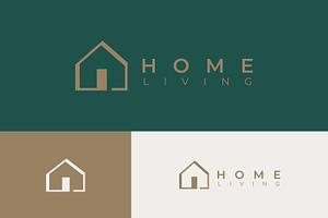 Elegant Home Living Logo Design, a Branding & Logo Template by Signatoro