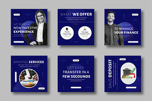 Modern Finance Social Media Post, a Social Media Template by MightyDesign