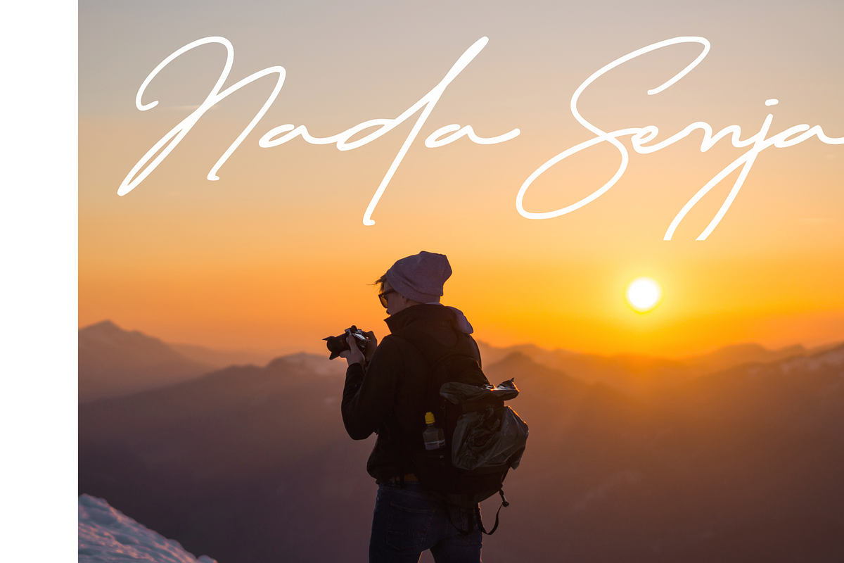 Anjanies | Handwritten Script, a Script Font by Mozyen Studio (Photo 6 of 11)