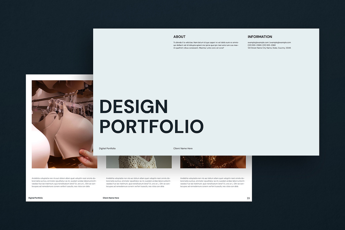 Portfolio Presentation Template, a Presentation Template by Artisan Vibes (Photo 6 of 12)