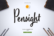 Pensight, a Script Font by Indotitas (Thumbnail 1 of 8)