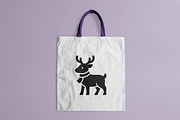 Minimalist Reindeer Vector Logo, a Branding & Logo Template by Vectorium Studio (Thumbnail 2 of 2)