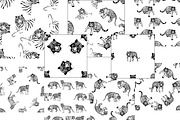 Tigers, an Animal Illustration by Ecaterina Sciuchina (Thumbnail 4 of 5)