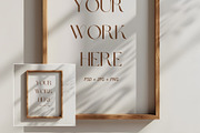 Minimal Wooden Frame Mockup FR-MI-05, a Household Mockup by Callistemon Creative (Thumbnail 5 of 9)