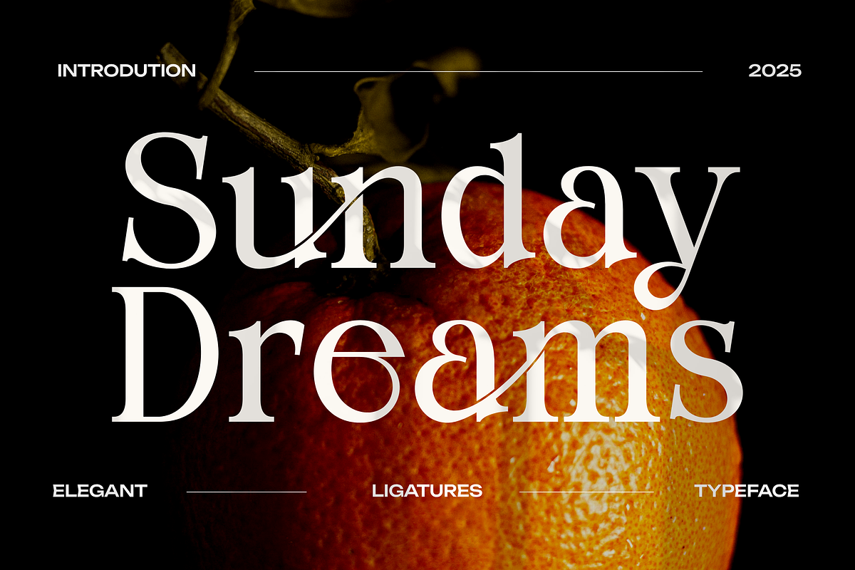 Sunday Dreams Serif Font, a Font by Compaq_Creative (Photo 1 of 10)