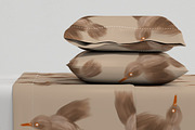 Birds motifs brown tones, a Pattern Graphic by Nocito Design (Thumbnail 4 of 6)