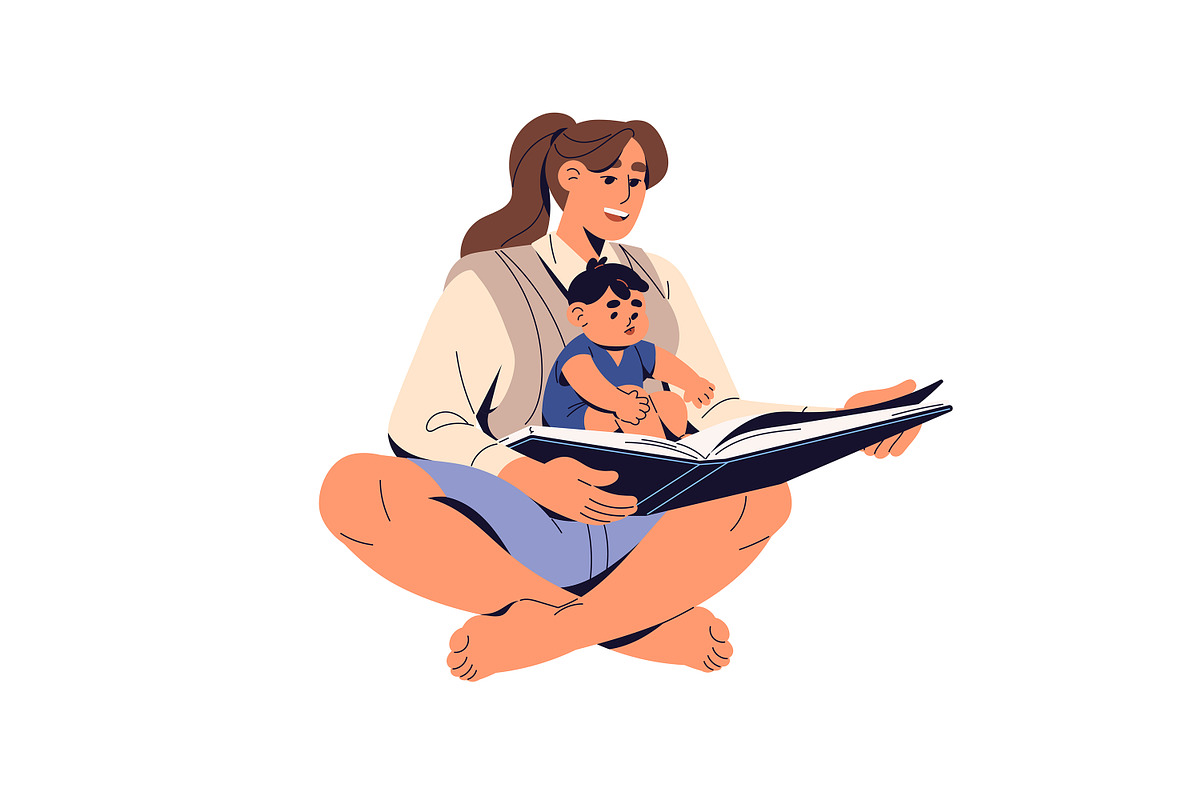 Happy families, parents and kids set, a Person Illustration by PaperTrident (Photo 7 of 9)