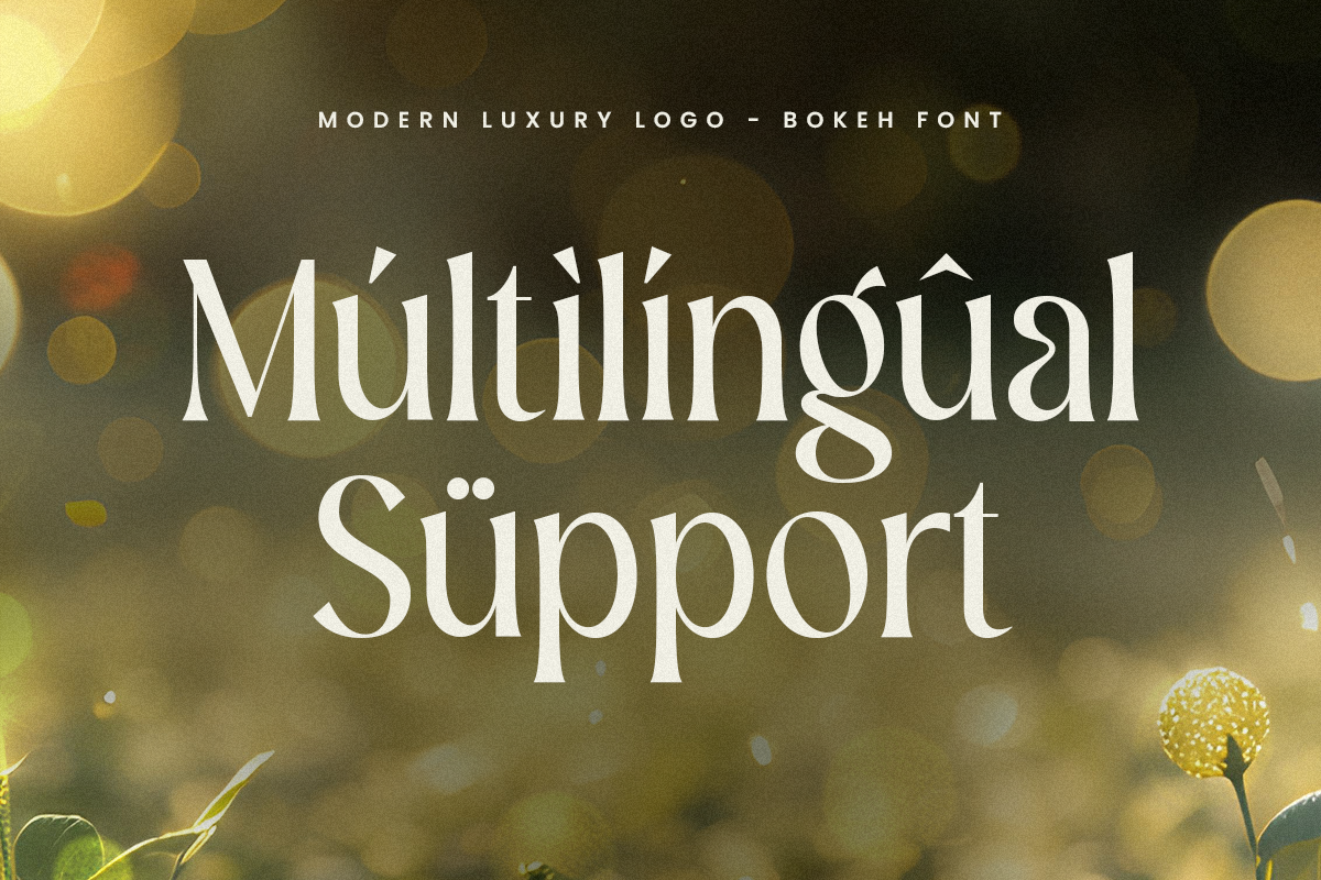 Bokeh - Luxury Logo Font, a Serif Font by Sensatype (Photo 12 of 12)